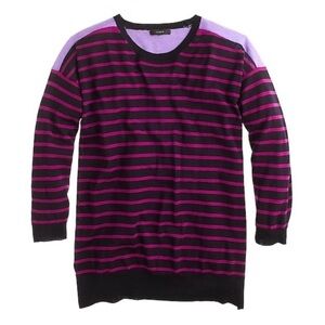 J Crew Merino Wool Striped Sweater Sz XXS